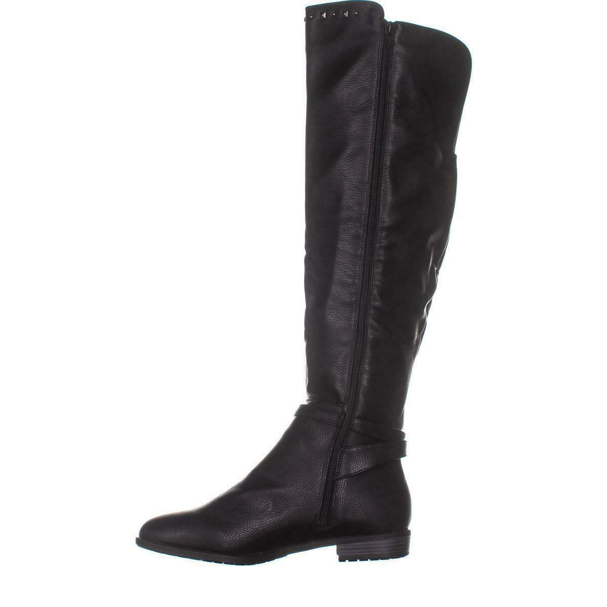 RIALTO Ferrell Knee High Boots, Black/Smooth - Boots