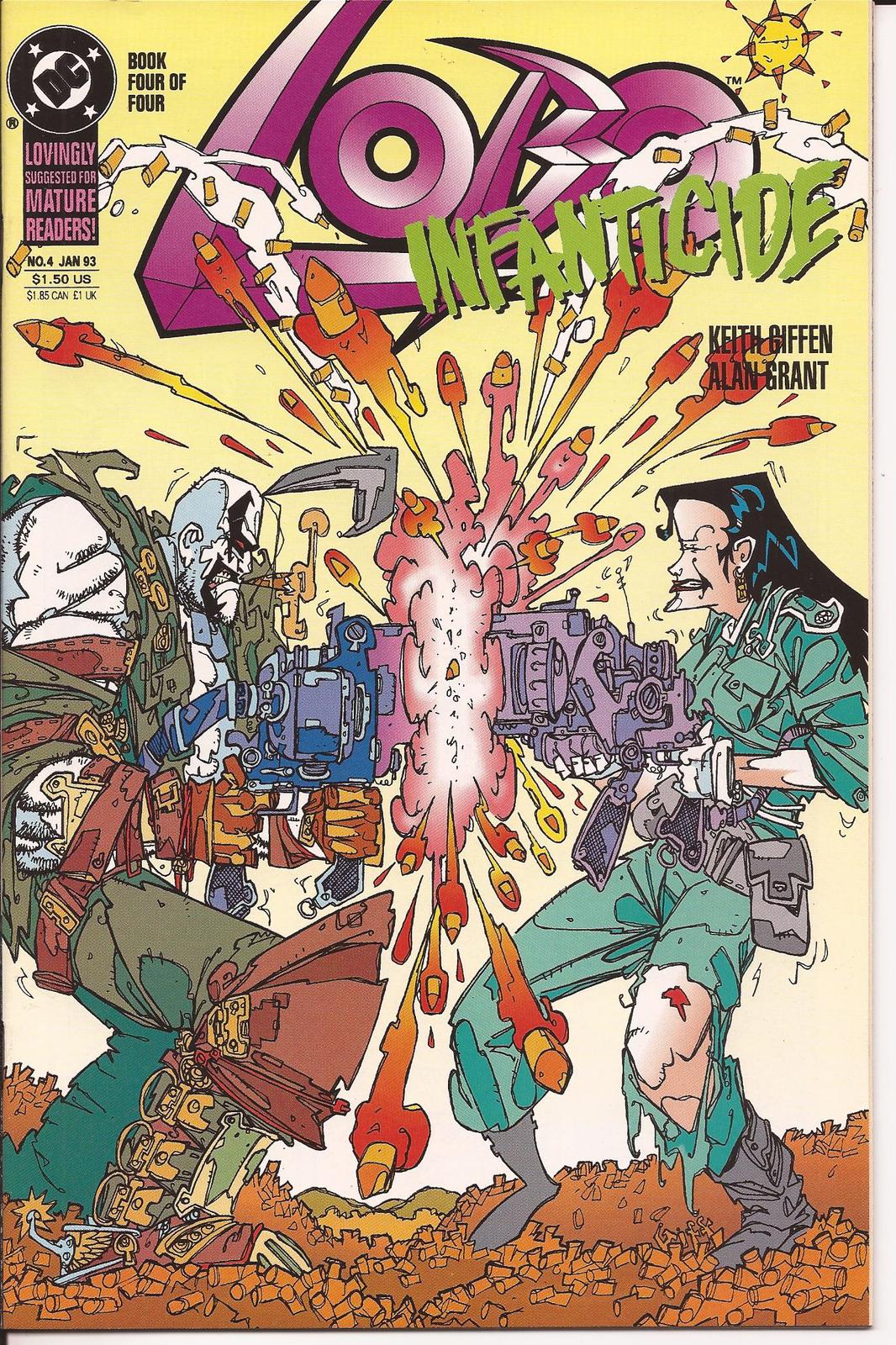 1992 DC Comics ~ VF//NM Comic Book LOBO #3 INFANTICIDE