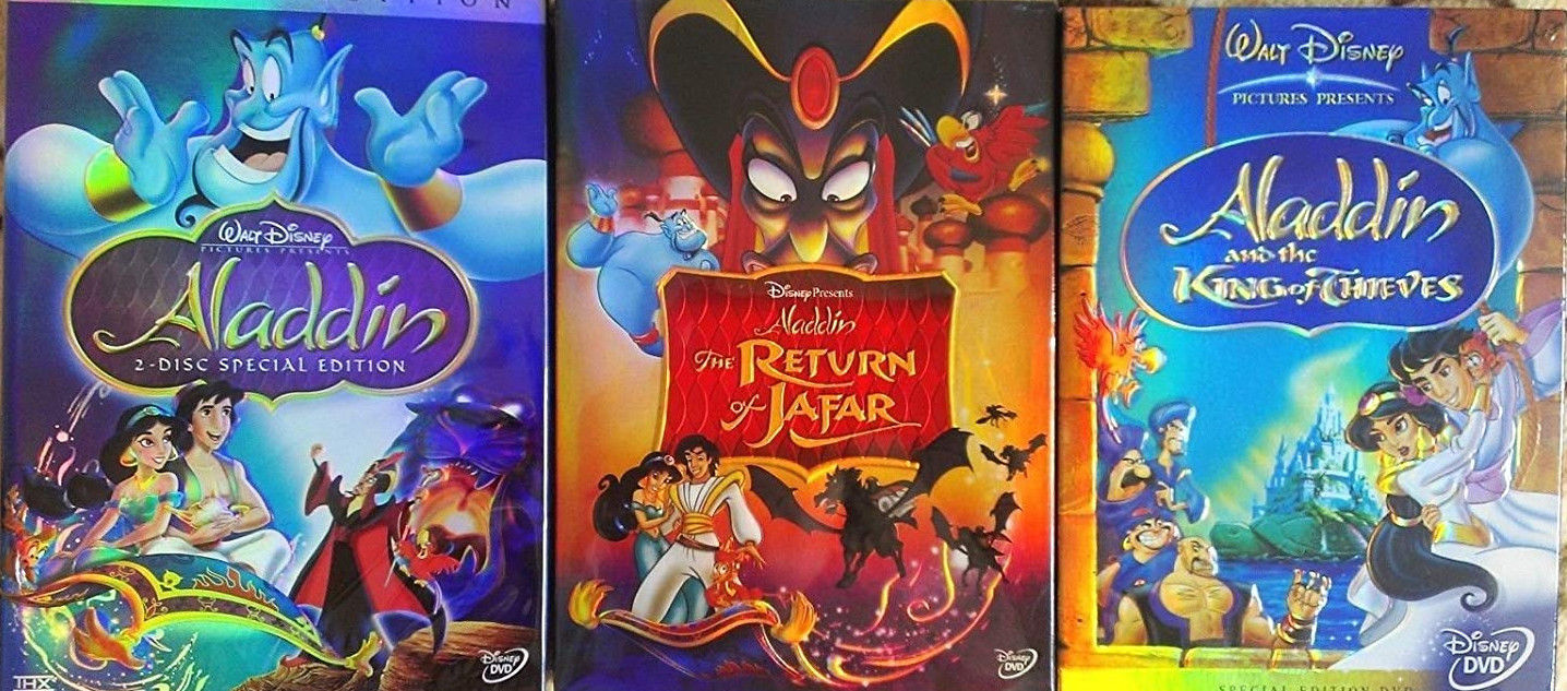 Aladdin Trilogy (DVD) collection - DVD, HD DVD & Blu-ray