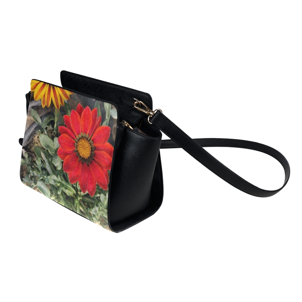 Bright Flower Lovely Daisy Satchel Bag Crossbody Bags Travel Tote Bags ...