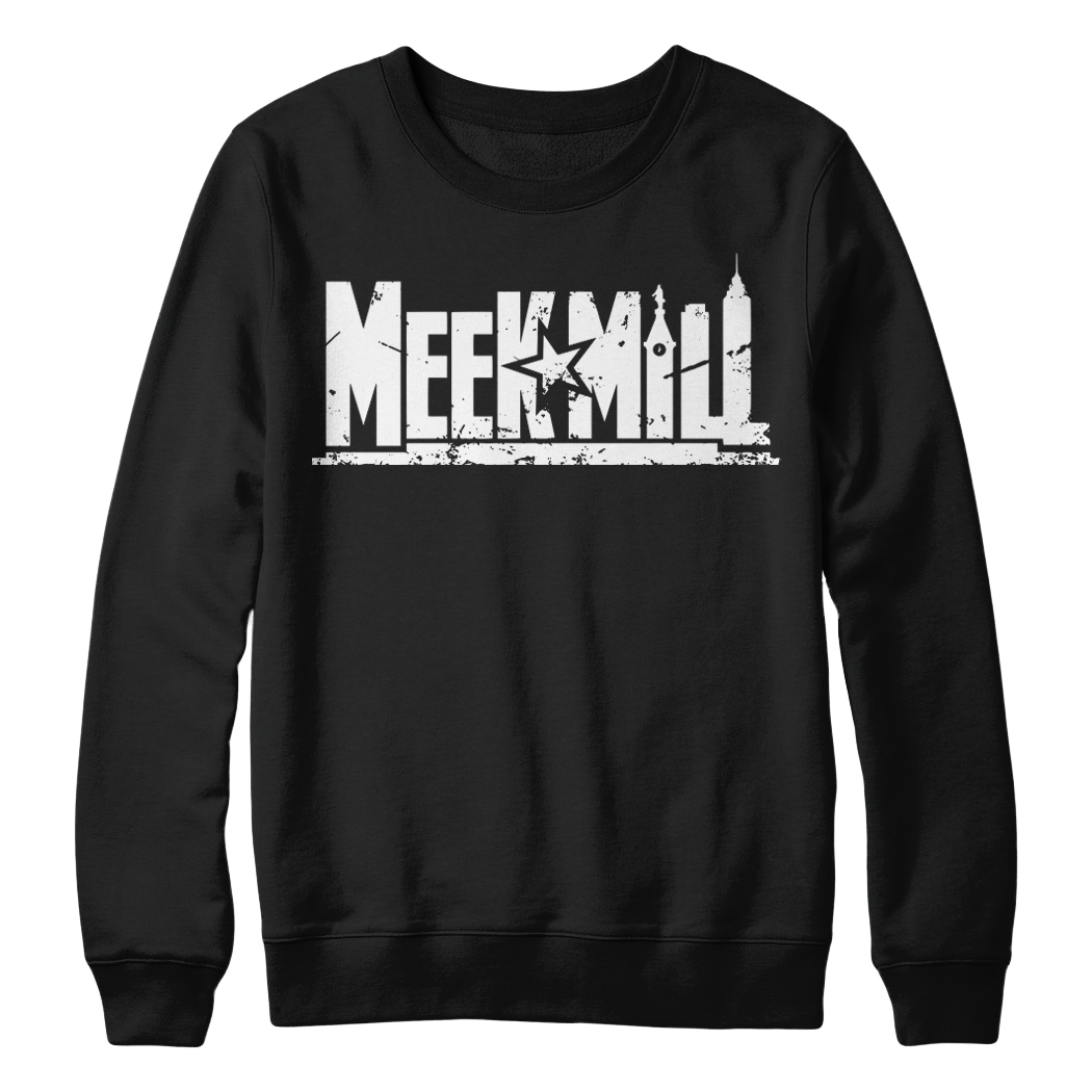 Image of Meek Mill Dreamchaser Self Made logo Crewneck Sweatshirt