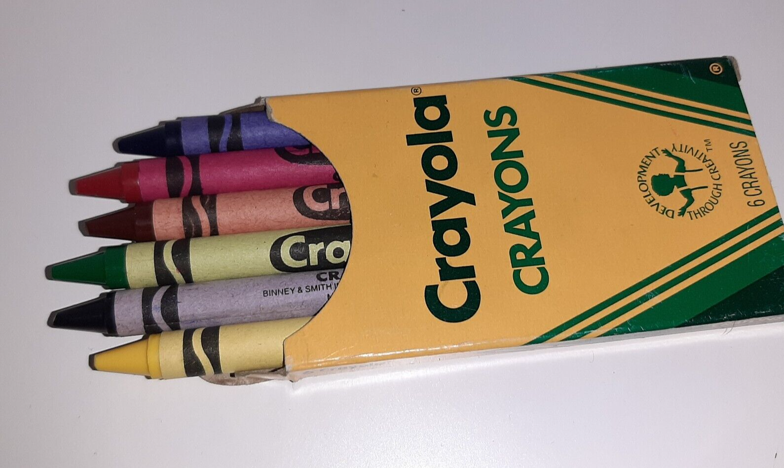 Vintage Crayola Crayon Box x6 Binney & Smith and similar items