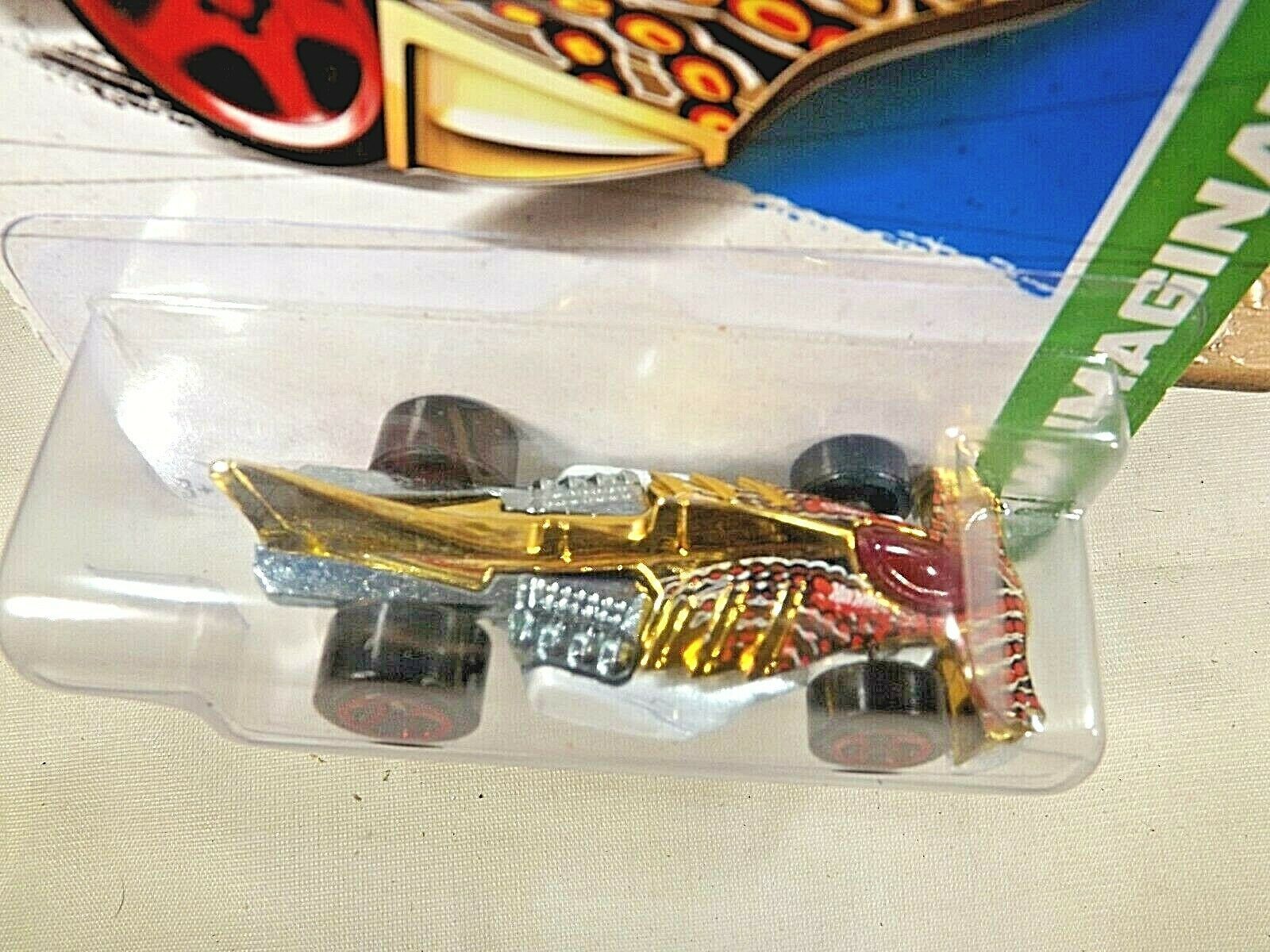 2013 Hot Wheels 72 HW ImaginationSurf Patrol HAMMER DOWN Gold Variant