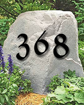 Set of 8 House Numbers or Letters / 2 Inch up to 8 Inch / Address / Powder Coat - $125.92