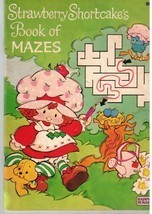 Vintage Strawberry Shortcake Coloring Book: Book Of Mazes (1982) - $9.80