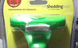 Professional Pet Fur Deshedding Tool Comb  1.37&quot; Edge Small Dog 20lb Lon... - $9.99