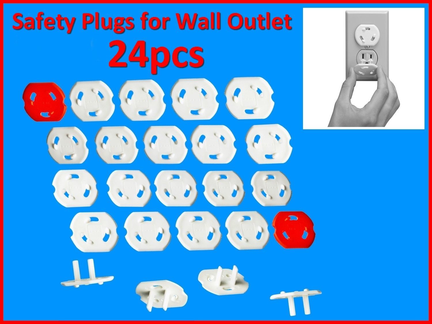 24 New Safety Plugs for Wall Electrical Outlets Protect against