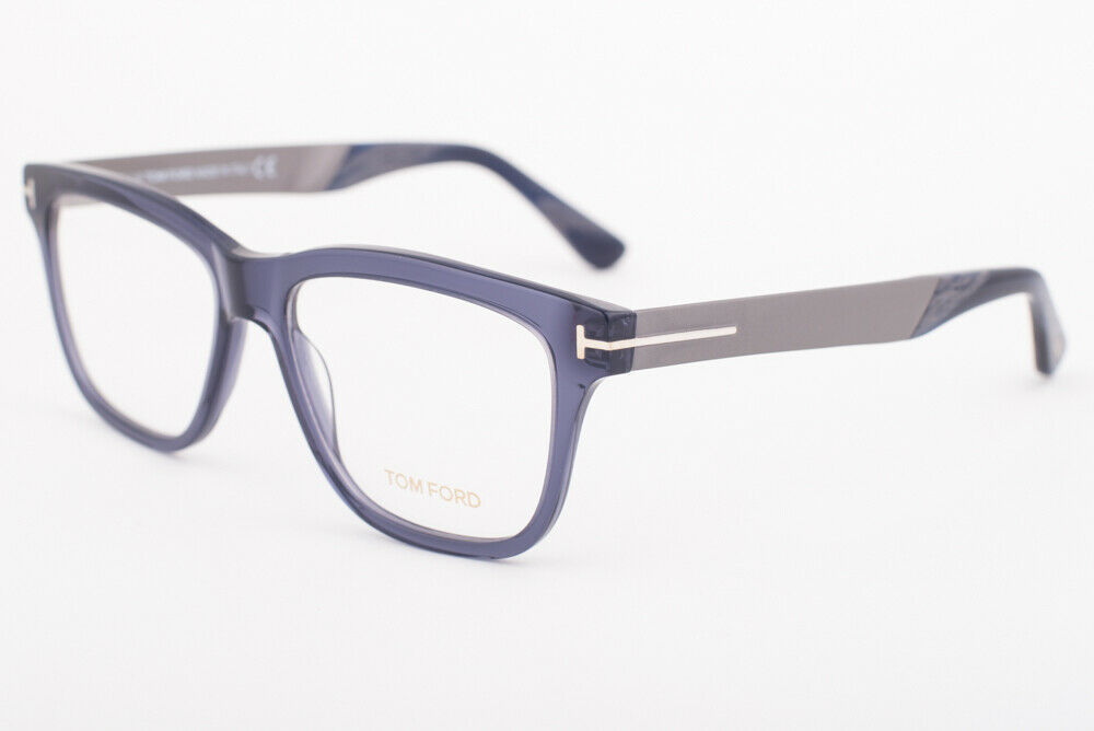 Tom Ford 5372 090 Clear Blue Eyeglasses TF5372 090 54mm