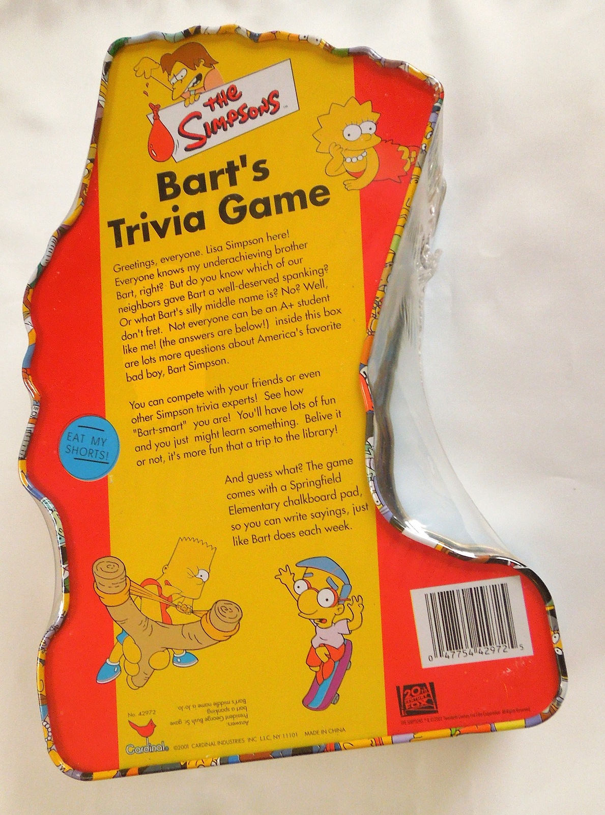 Bart Simpson s Trivia Game Answer Questions About Americas Favorite Bad 