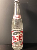 VINTAGE 1950s PEPSI COLA BOTTLE SPARKLING 10oz With Dr Pepper Top - $15.00