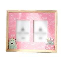 Koala Superstore Pink Picture Frames Wood 2 Window 4x6 Picture Frame Photo Frame - $38.69