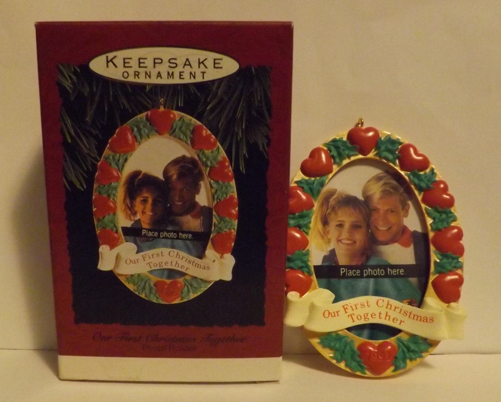 Hallmark Keepsake Ornament Our First Christmas Together Photo Holder