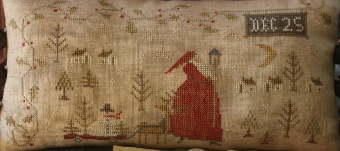 Christmas At Winterberry Cabin Cross Stitch Chart With Thy Needle Brenda Gervais Other