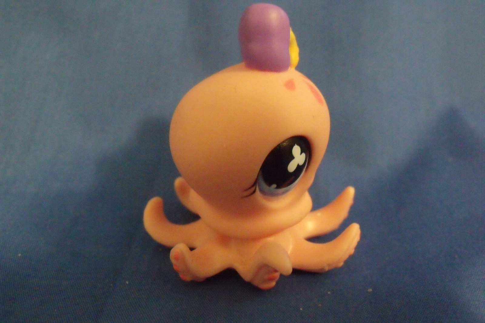 Toys Hasbro Littlest Pet Shop 513 Pink Octopus Purple Bow Yellow Star ...