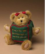 Boyds Bears &quot;Huggles&quot; 8&quot; Plush Holiday Bear - #904366 - NWT-2004-  Retired - $14.99