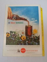 Coca Cola National Geographic Ad April 1959 Coke Flowers Kodak Signet 80... - $15.83
