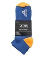 ADIDAS GOLF No Show Socks CF8355 Breathable Blue / Orange Sz 7-10.5 - $30.52