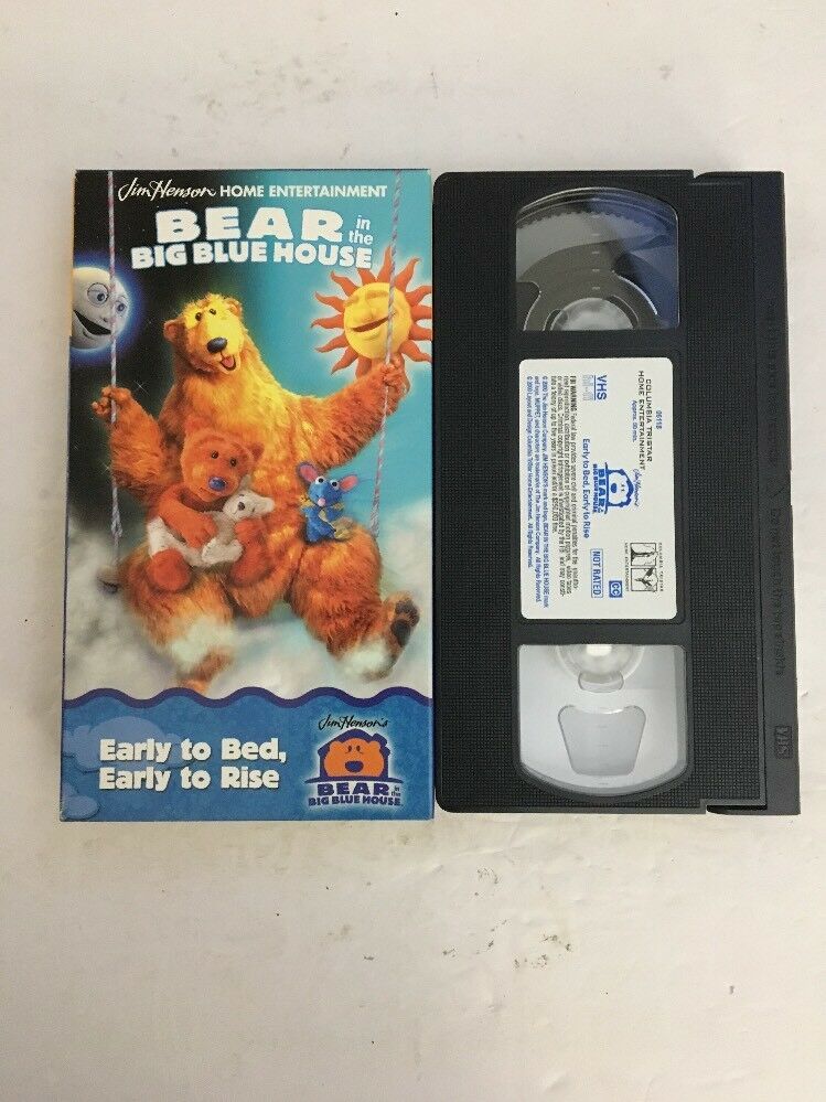 Bear in the Big Blue House - Early to Bed, Early to Rise [VHS] 1997 ...