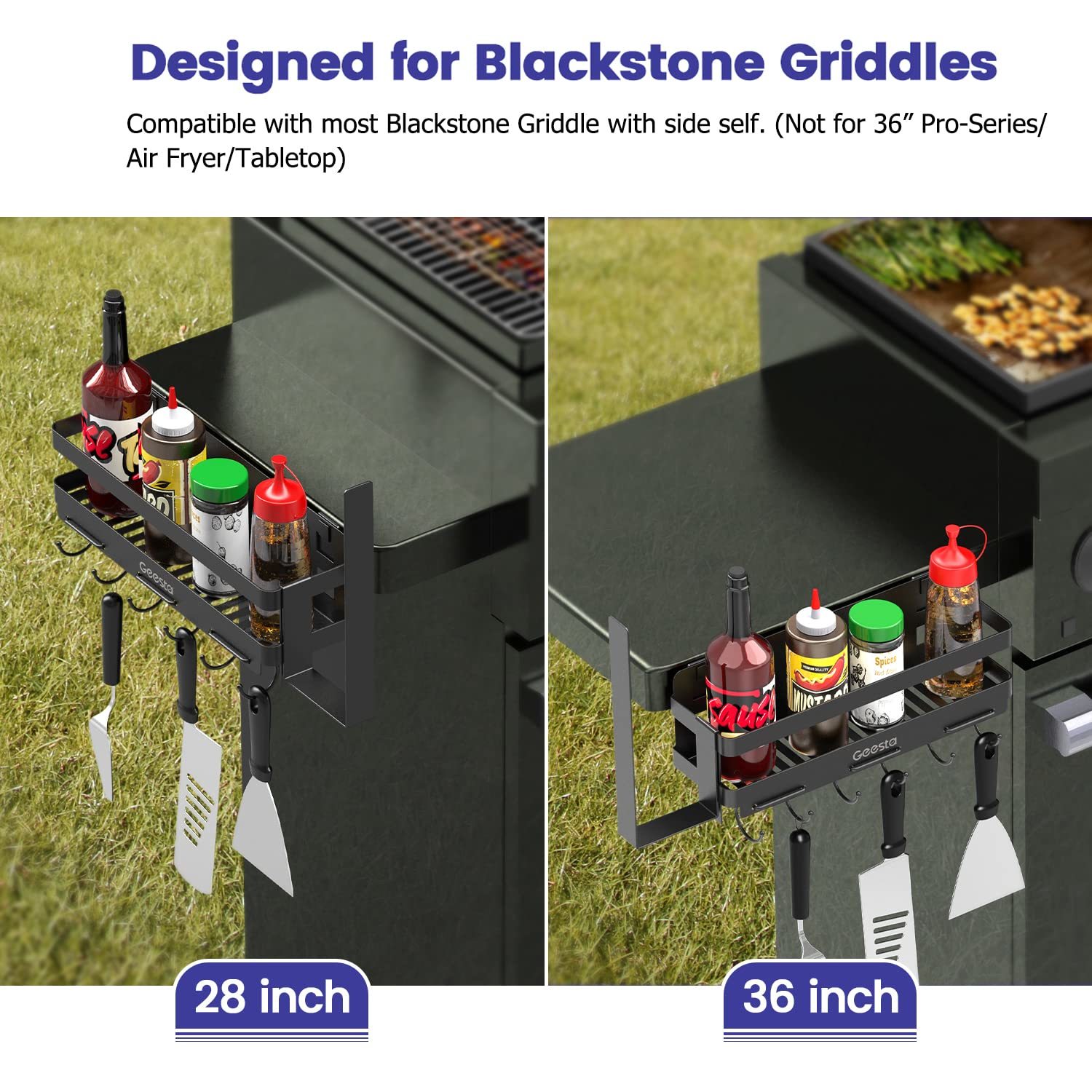 Upgraded Griddle Caddy For 28"/36" Blackstone Griddles, Grill Caddy