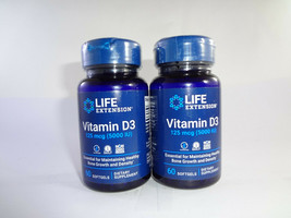 LifeExtension Vitamin D3 125mcg 60 Softgels (2PK) - $17.72