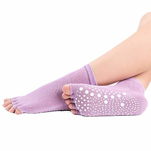 George Jimmy Five-Finger Cotton Sports Socks Soft Non-Slip Yoga Socks #16