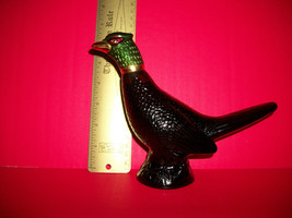 Home Treasure Avon Pheasant Leather Fragrance After Shave Bird Decanter Bottle - $9.49