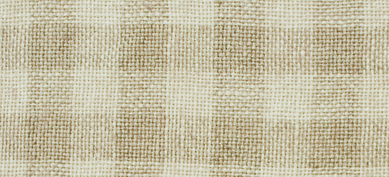 Primary image for 28ct Natural/Tin Roof Gingham overdyed linen 13x18 cross stitch fabric Weeks 