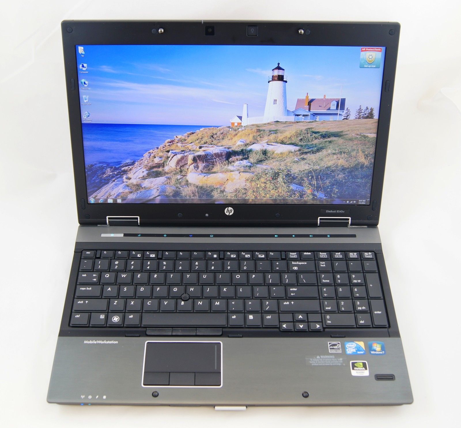 Hp Elitebook 8540w 154 Laptop I7 720qm 16ghz Cpu 8gb Ram 320gb Hdd Cam Pc Laptops And Netbooks 7801