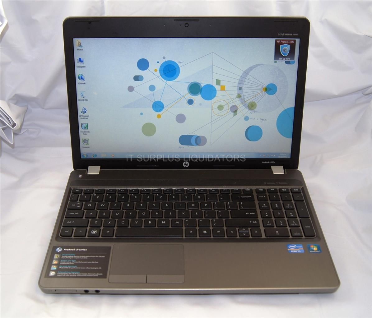 HP PROBOOK 4530S 15.6" LAPTOP i3 2430M 2.4GHz CPU 4GB RAM 500GB HDD CAM