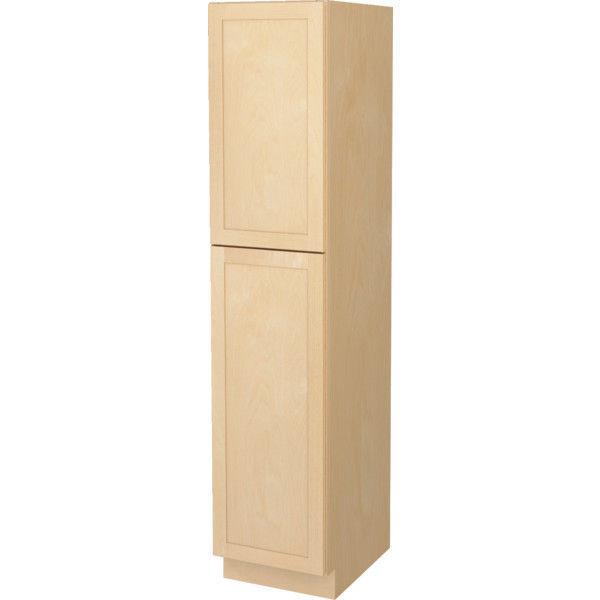 Seasons 18x90x24 Natural Maple Shaker Pantry Cabinet Cabinets     57 