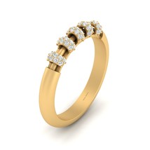 0.20cttw Diamond Eternity Ring For Her Loop Engagement Ring Anniversary Gift Her - $89.99