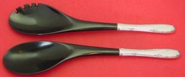 Madeira by Towle Sterling Silver Salad Serving Set w/Black Plastic 12" - $107.91
