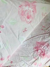 Pottery Barn Kids Pale Rose Duvet Cover Twin Daisys Romantic Pastel Pink Rare - $69.00