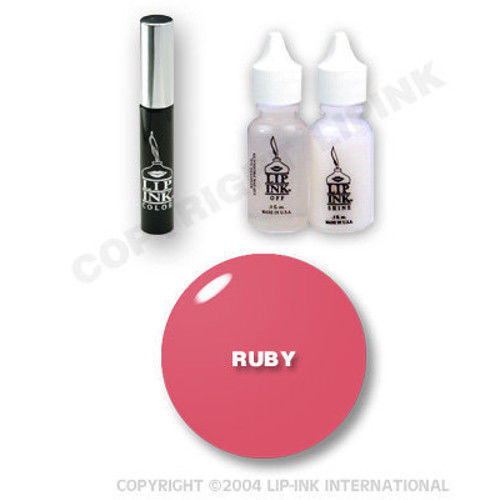 LIP INK Organic  Smearproof Special Edition Lip Kit - Ruby