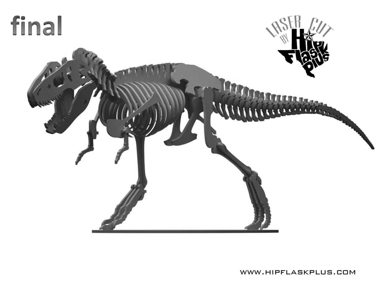 t rex skeleton model