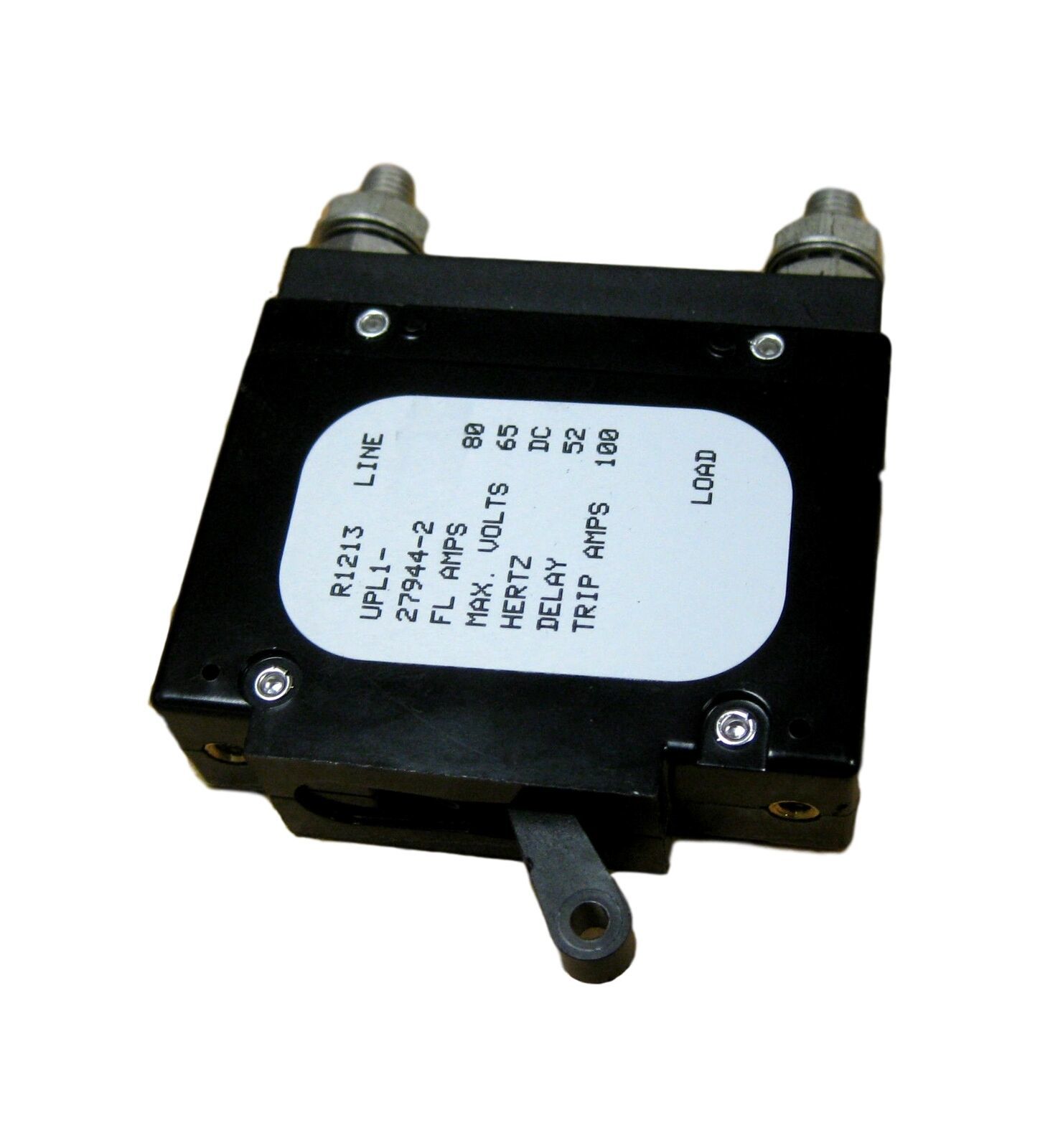 Airpax Sensata UPL1279442 UPL1279442 Circuit Breaker 80A 65V DC Trip