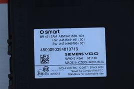Mercedes Smart ForTwo SAM Module Fuse Box BCM Body Control A4515401550 image 4