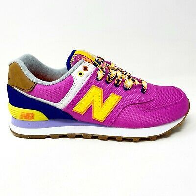 New Balance 574 Classic Weekend Expedition Purple White Womens Sneakers WL574EXB