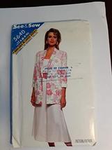 See &amp; Sew 5640 Sewing Pattern for Easy Pullon Flared Skirt, Tank Top, Sh... - $9.89