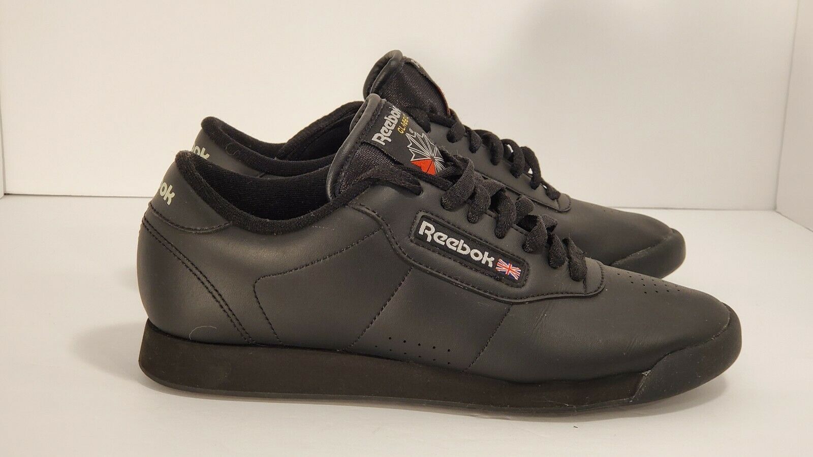 Women’s Reebok Classic Running Sneakers Shoes Ortholite Size 7 Black ...