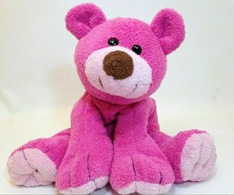 RARE Commonwealth Teddy Bear Pink Berry Floppy Stuffed Animal Plush Bean... - $99.00