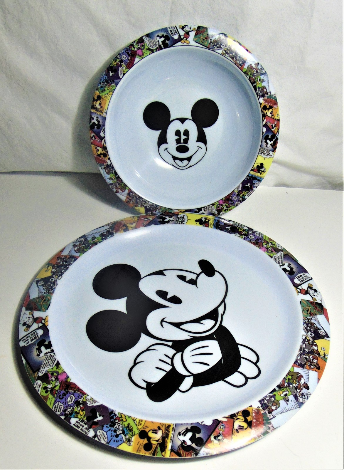 Disney Mickey Mouse Melamine Plate & Bowl - Bowls & Plates