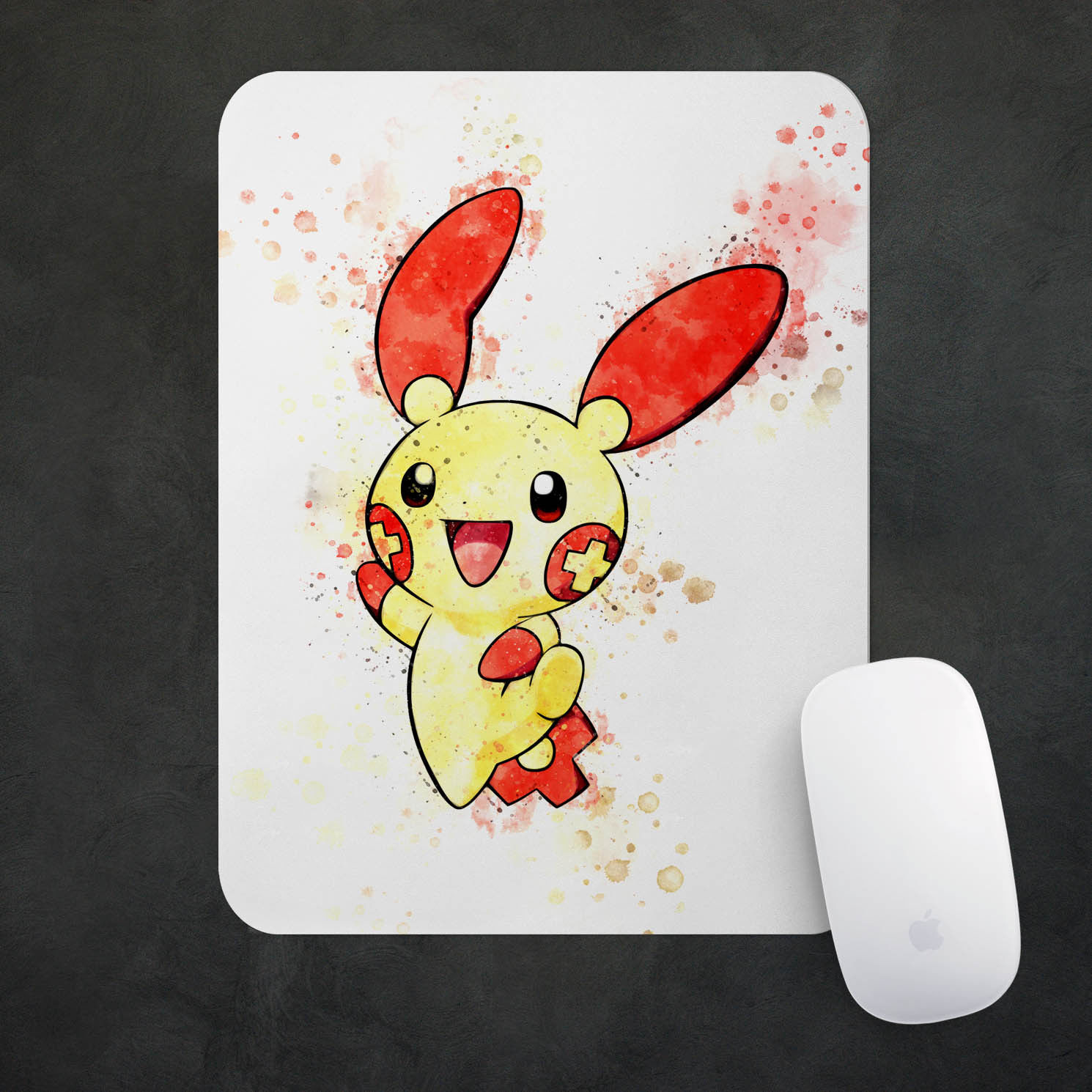 Plusle Pokemon Mouse Pad Anime Gaming Mousepad TOP Quality BIG SIZE