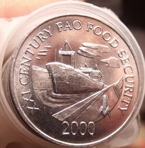 Gem Unc Roll (40 Coins) Panama 2000 F.A.O Issue 1 Centesimo~Panama Canal... - $52.77