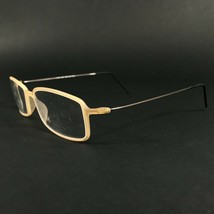 Yabi Art Y&#39;Art 4022. 2076. Eyeglasses Frames Clear Orange Brown 48-17-140 - $28.04