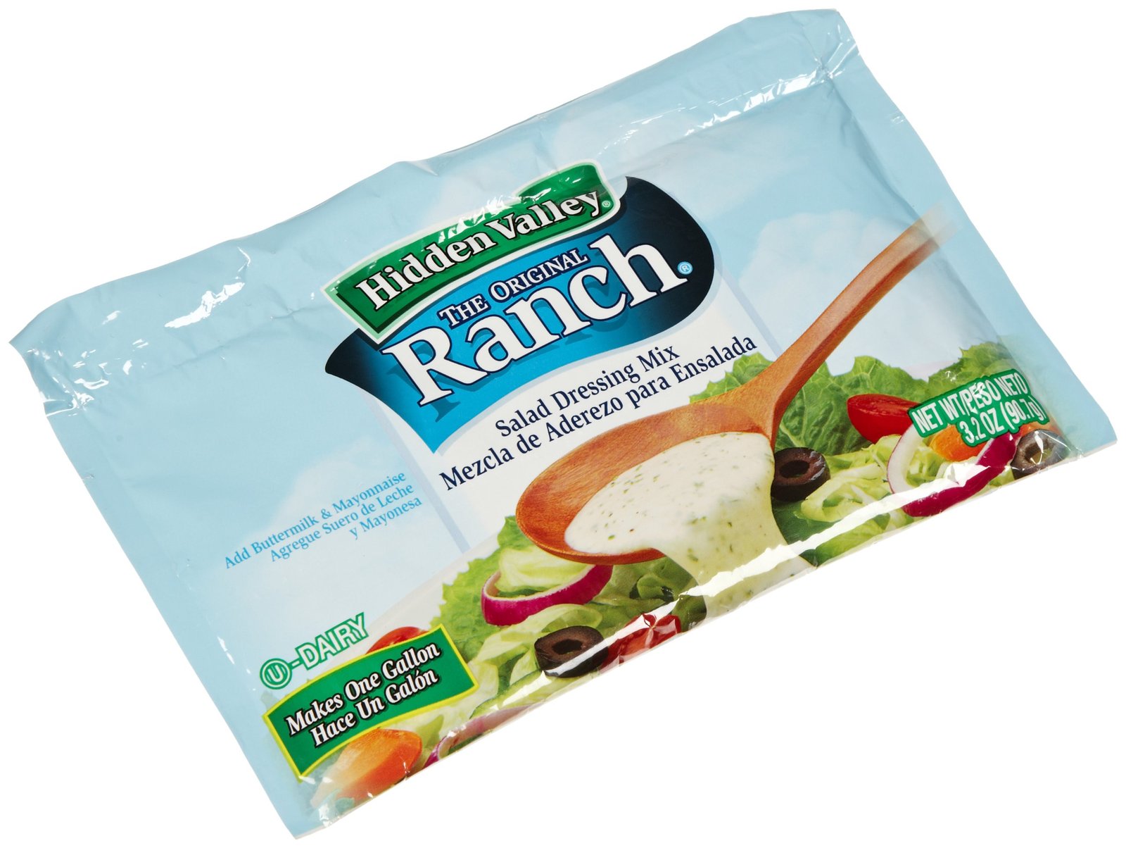 Hidden Valley Ranch Salad Dressing Mix, Original, 3.2 Ounce Packages (Pack of 6 Wacky Packages