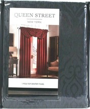 Queen Street New York Sutherland 50in X 84in 1 Pole Top Drapery Panel In Mineral image 1