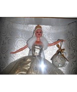 Celebration Barbie Special 2000 Edition Gold Dress Snowflakes 2000 Ornam... - $24.99