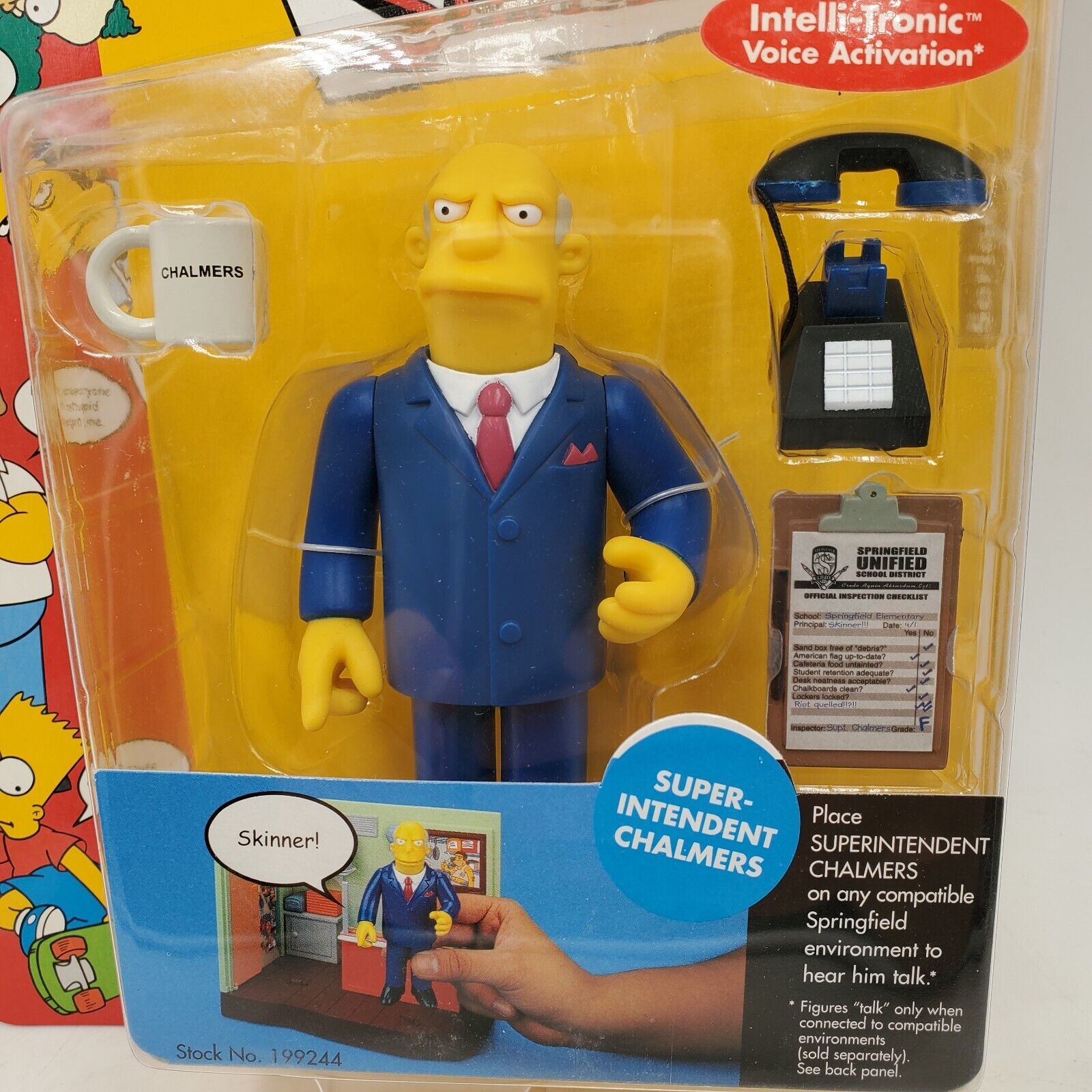 The Simpsons Super Intendent Chalmers Playmates Wos Series 8 Action Figure Everything Else 