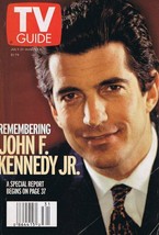ORIGINAL Vintage July 31 1999 TV Guide No Label John F Kennedy Jr image 1